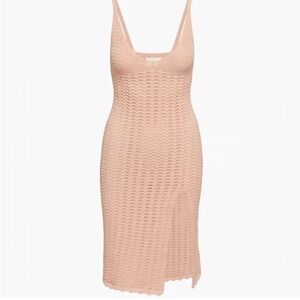 Aritzia Wilfred Evie Crochet Midi Dress Sz XS